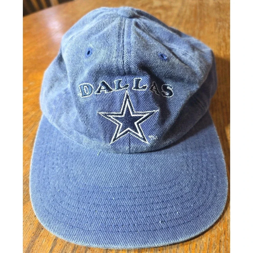 Vintage Dallas Cowboys NFL Denim‎ Distressed Faded Jean Sports Specialties Hat